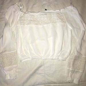 H&M off the shoulder crop top